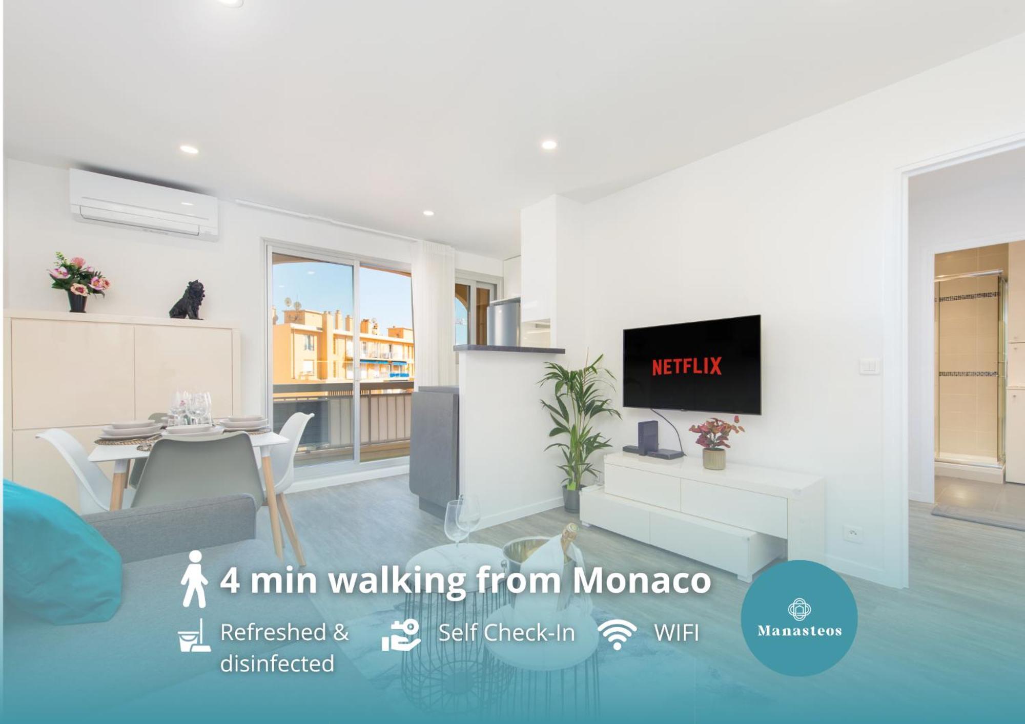 Monaco A Pied - Spacieux Appartement - Balcon - Ca Beausoleil Eksteriør bilde